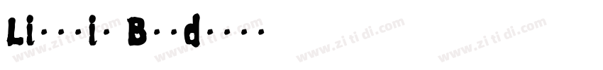 Limonit Bold字体转换